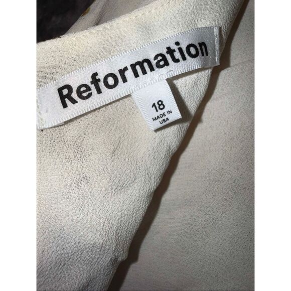 Reformation Senna sleeveless maxi dress in the "Bella" floral pattern size 18 - Picture 7 of 7